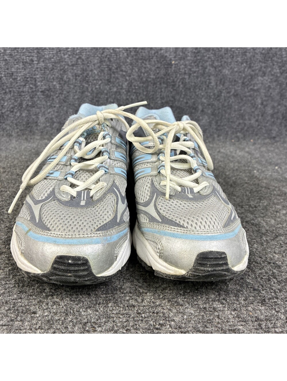 Adidas Adiprene Womens Size 10 Gray Silver Light Blue Athletic Shoes 702001